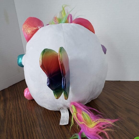 Zuru Rainbowcorns Plush Stuffed Unicorn White 9" - Picture 3 of 8